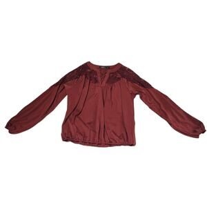 Cure Women's Long Sleeves With Lace Top